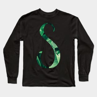 S initial cursive Long Sleeve T-Shirt